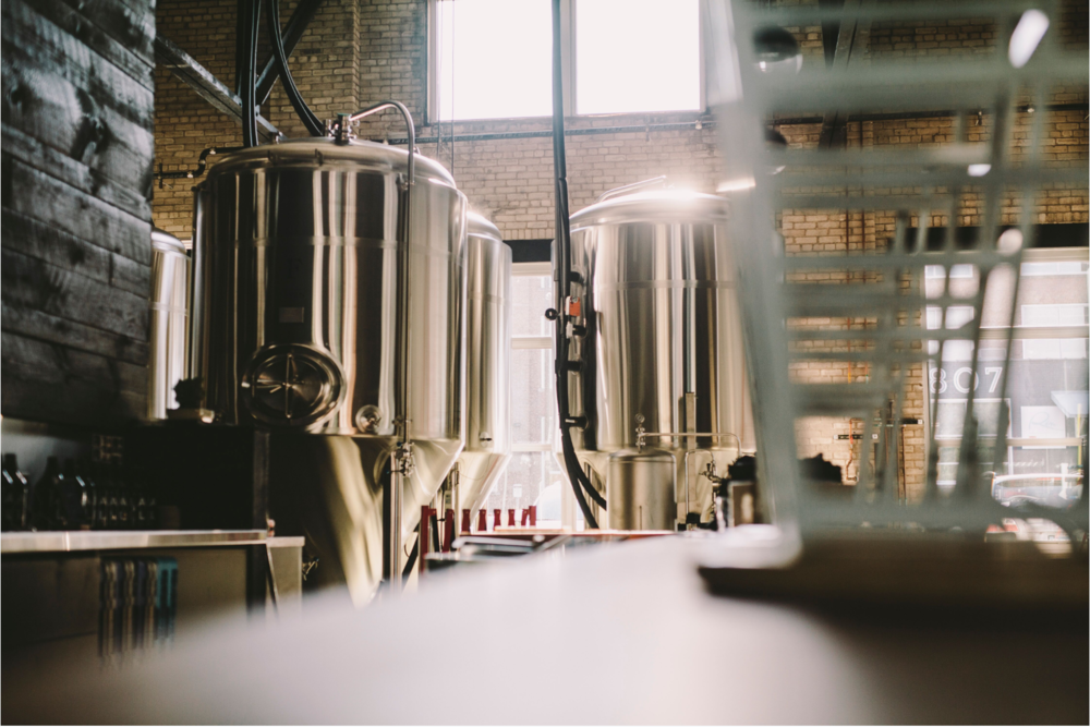 Able Brewery and Seedhouse tanks.